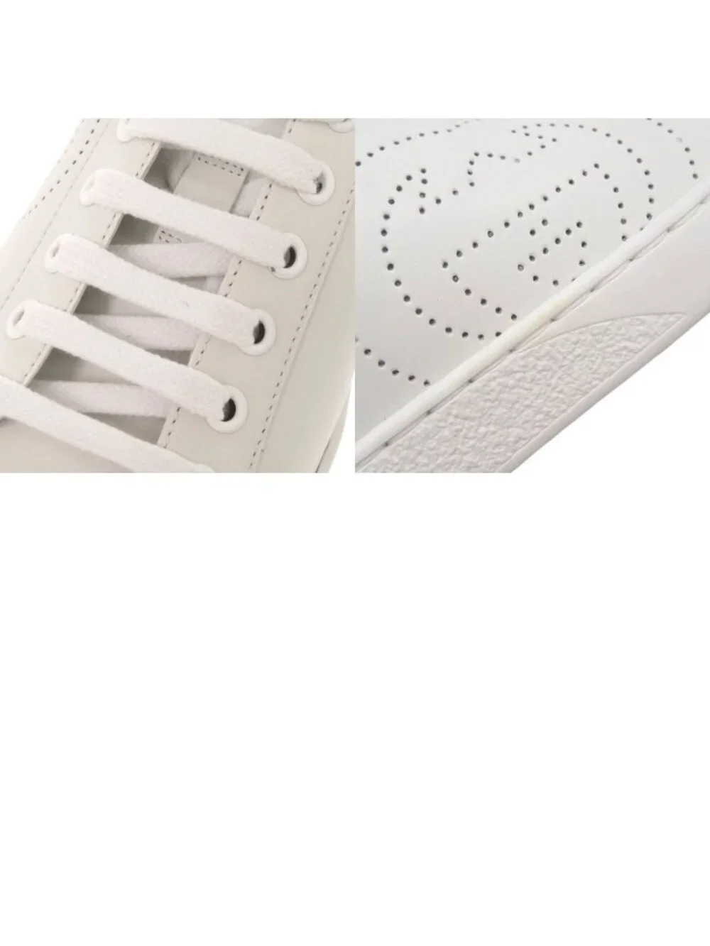 Gucci Ace Interlocking 6 Leather White Sneakers